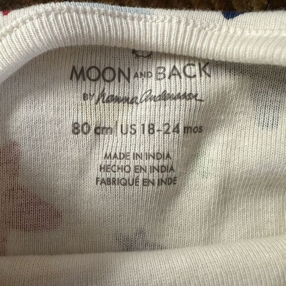Hanna Andersson Moon and Back Long Sleeve Tulle Dress Size 18-24 Months White - Picture 3 of 4